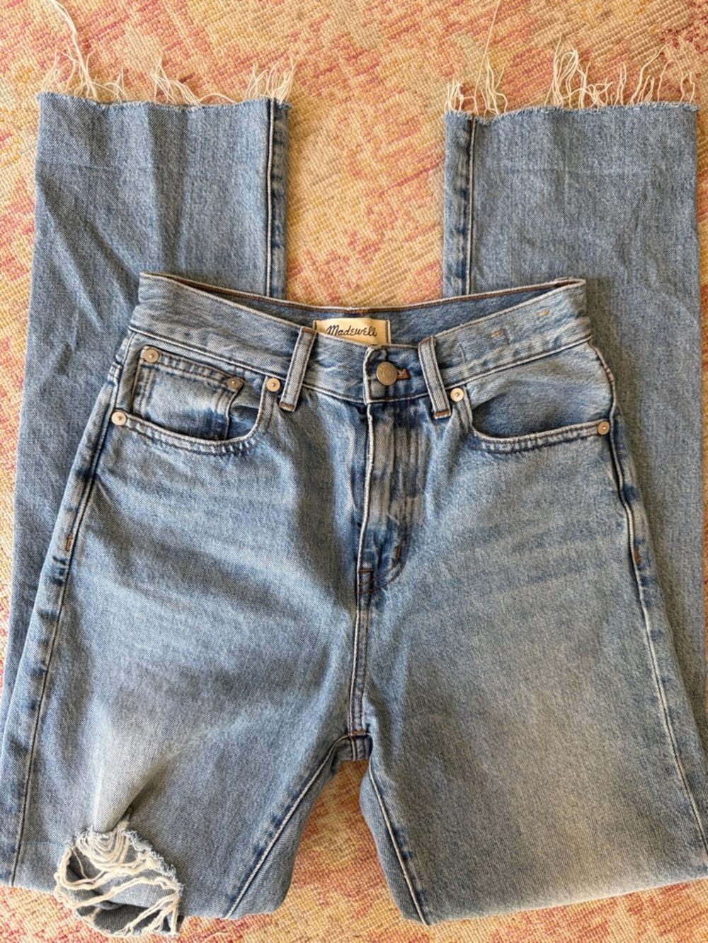 Madewell Light Blue Straight Leg Jeans